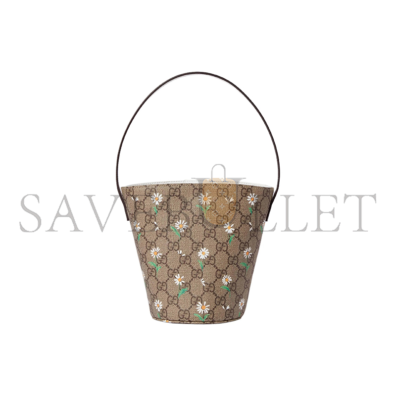 GUCCI CHILDREN'S PRINTED GG BUCKET BAG 752356 (18.5*16.5*7cm)